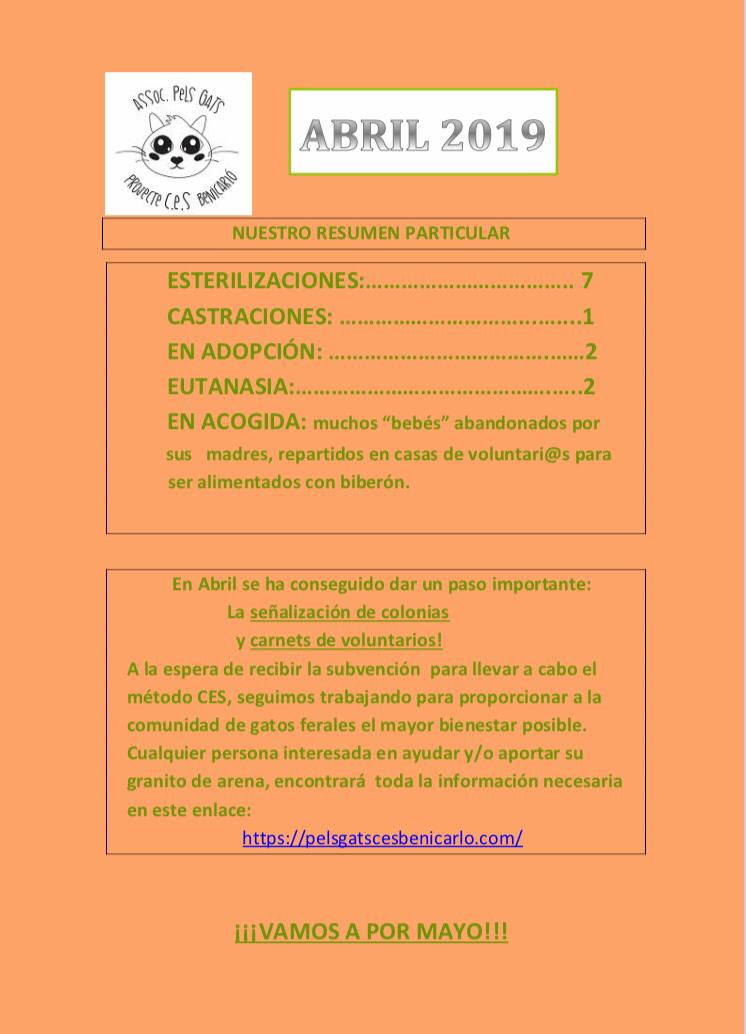 Actividad CES Abril 2019