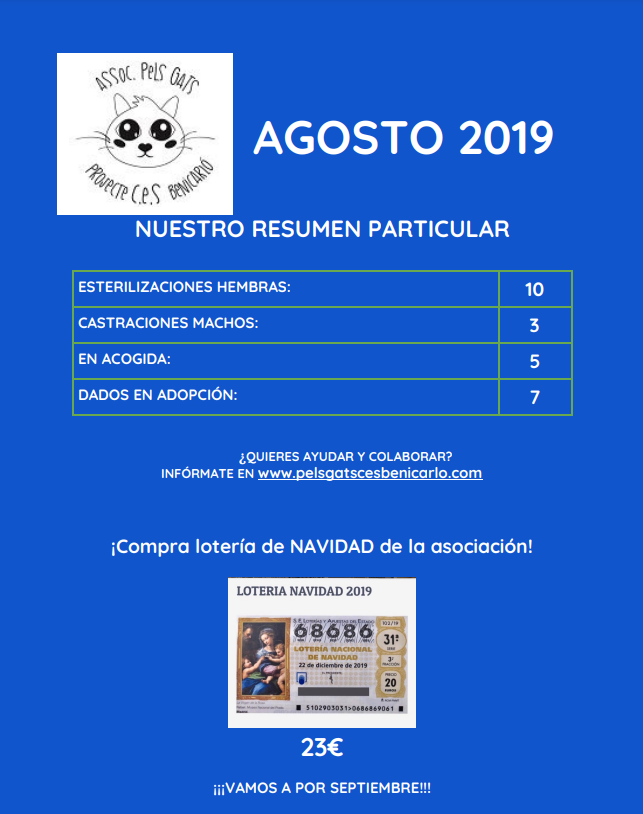 Actividad CES Agosto 2019
