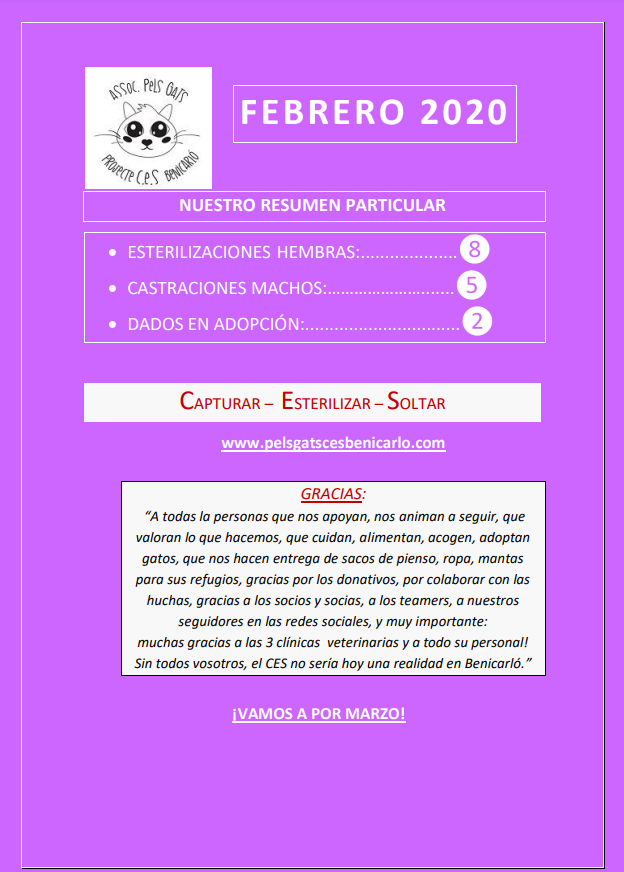 Actividad CES Febrero 2020