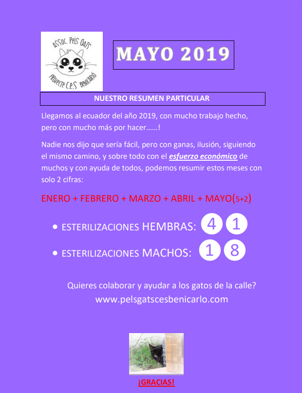 Actividad CES Mayo 2019